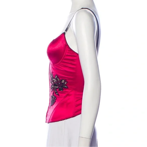 Roberto Cavalli Rare Vintage - Corset Lace Top 90s - Picture 2 of 3